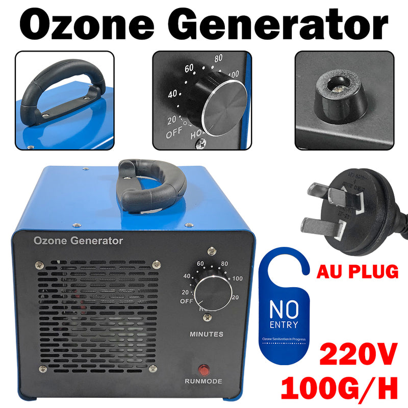 100G/H BioHealing Ozone Generator Ozonator Machine Air Purifier Clean Deodoriser Ionizer AU