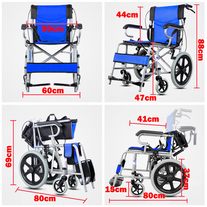 Foldable disability wheel chair