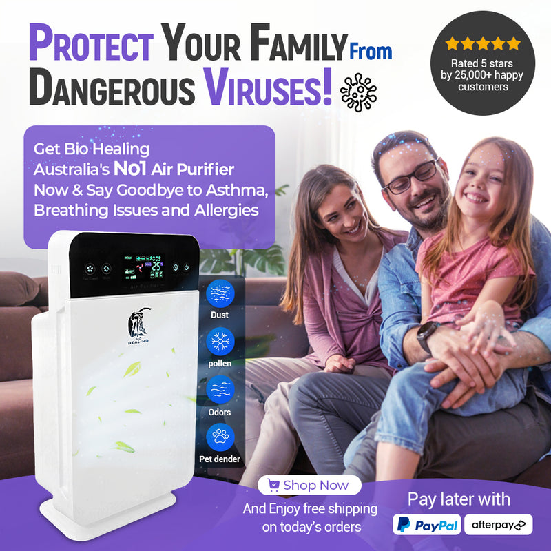 Australia’s #1 Biohealing Air Purifier For Pet Smell, Allergies, Asthma And Airborne Pollutants ™