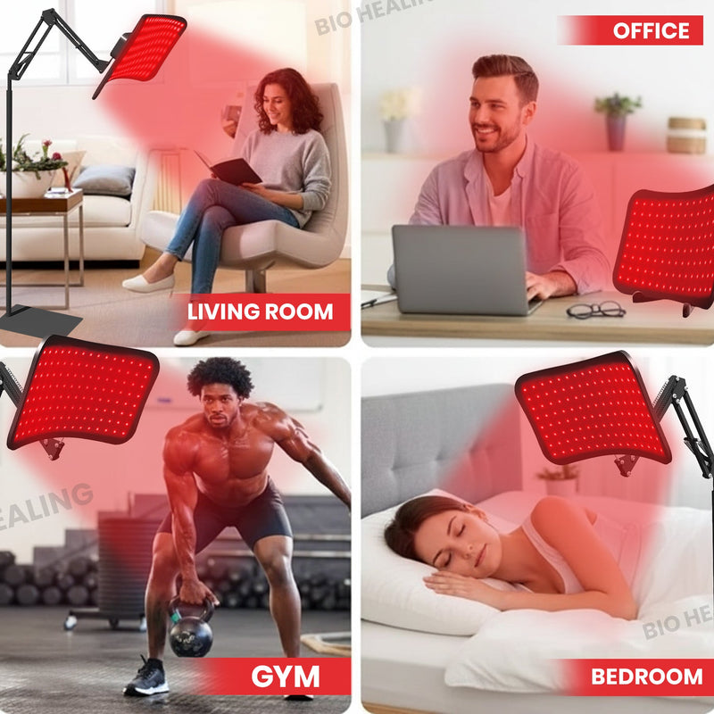 Red Light Therapy Panel 256 LED | 660nm & 850nm Australia | Bio Healing