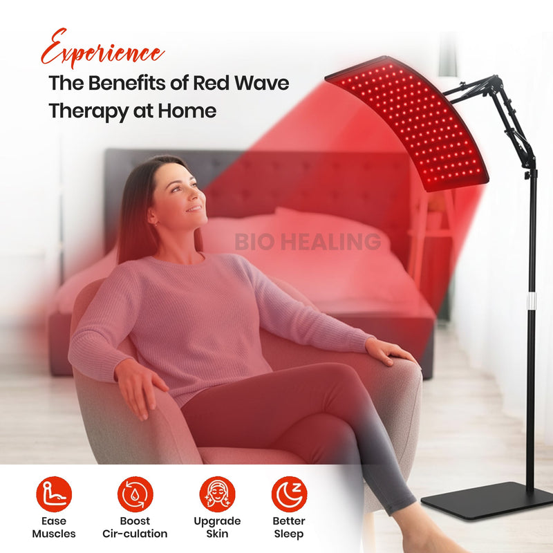 Red Light Therapy Panel 256 LED | 660nm & 850nm Australia | Bio Healing