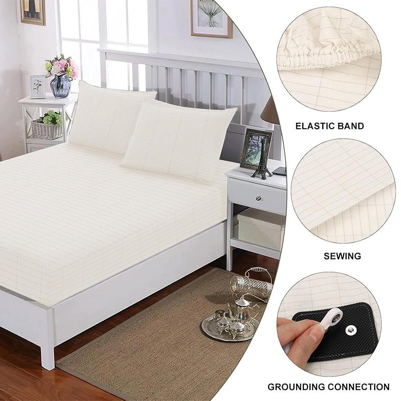 Aus No 1 Earthing Bed Sheet - Bio Healing Australia