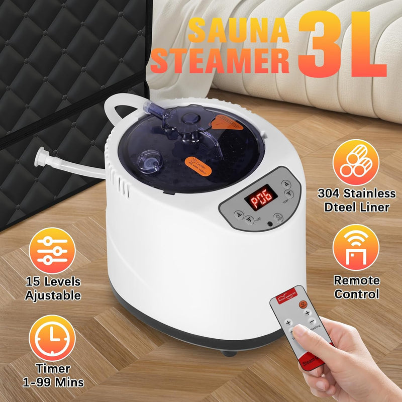 Bio Healing 3L Portable Steam Sauna - Bio Healing Australia