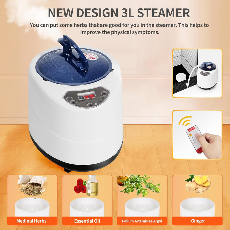 Bio Healing 3L Portable Steam Sauna - Bio Healing Australia