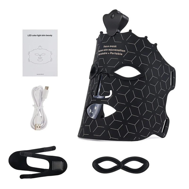 Bio Healing™ 7 - Color LED Bendable Facial Mask – Wrinkle & Acne Care - Bio Healing Australia