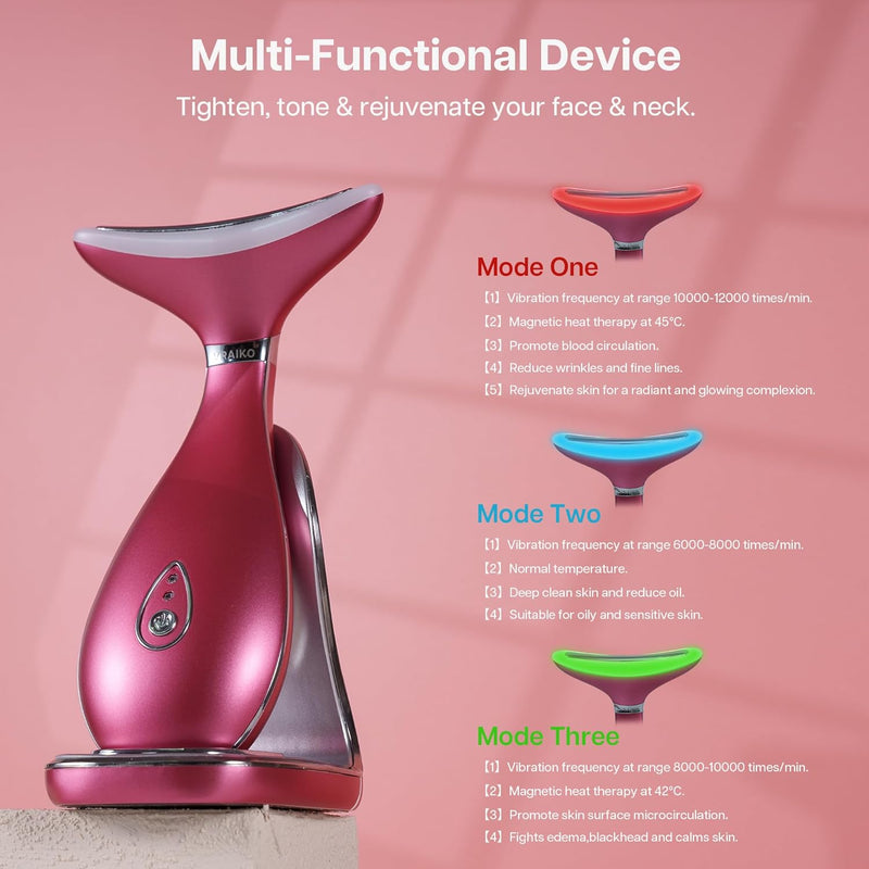 Bio Healing™ Neck, Face Massager – Anti - Aging, Lifting Skin Rejuvenation Device - Bio Healing Australia