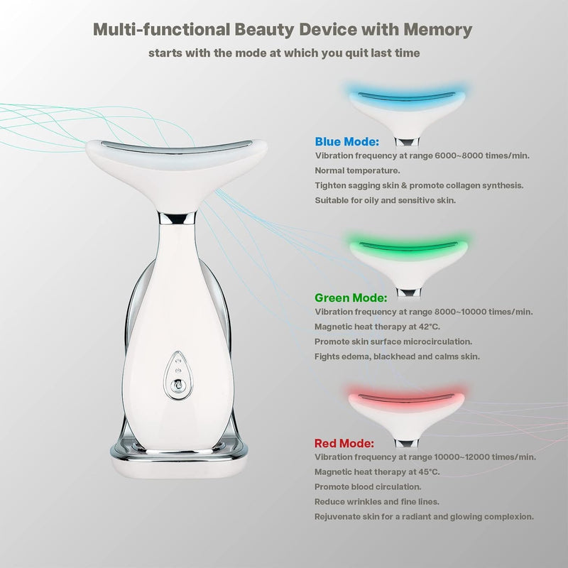 Bio Healing™ Neck, Face Massager – Anti - Aging, Lifting Skin Rejuvenation Device - Bio Healing Australia
