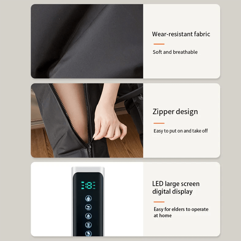 BioHealing™ Leg Heat Air Compression Foot & Calf Circulation Massager - Bio Healing Australia