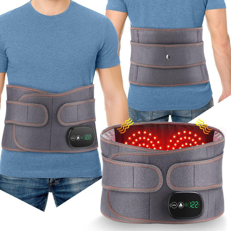 Infrared Heating Lumbar Belt with Vibration & Mugwort Wireless Back Pain Relief - Bio Healing Australia