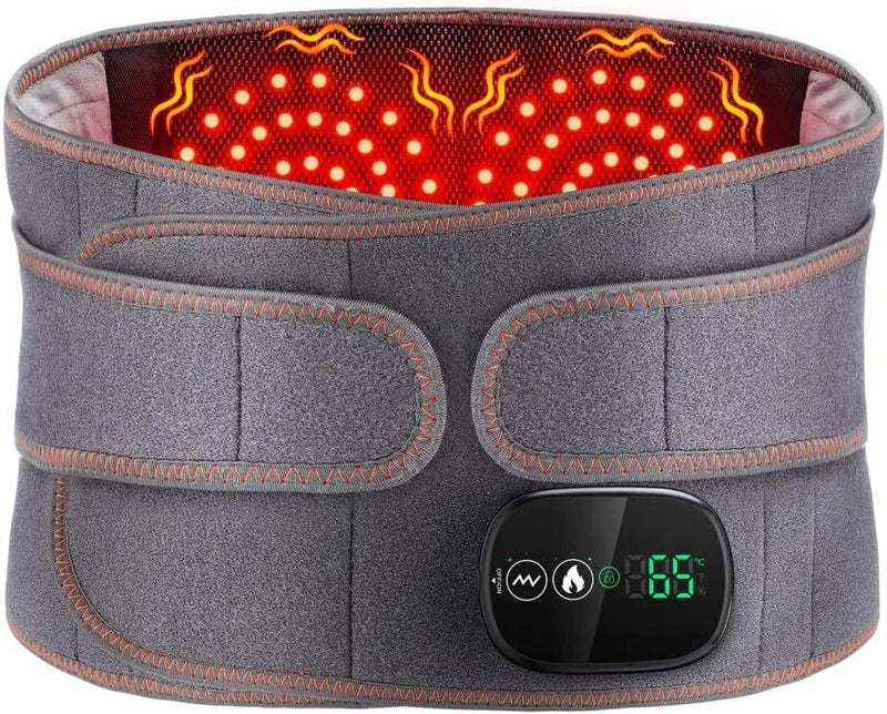 Infrared Heating Lumbar Belt with Vibration & Mugwort Wireless Back Pain Relief - Bio Healing Australia