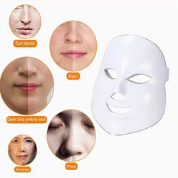 LED Light Face Mask Facial Skin Rejuvenation Therapy Anti Wrinkle - Bio Healing Australia