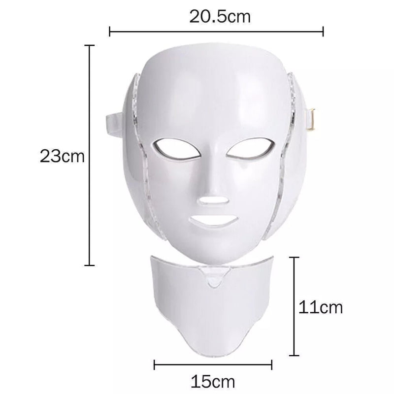 LED Light Face Mask Facial Skin Rejuvenation Therapy Anti Wrinkle - Bio Healing Australia