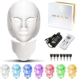 LED Light Face Mask Facial Skin Rejuvenation Therapy Anti Wrinkle - Bio Healing Australia