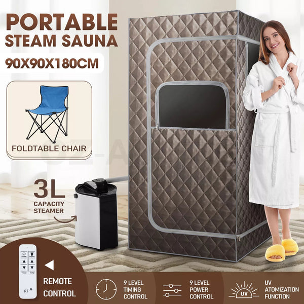 Portable Steam Sauna for Home | 3L Fast Heating Spa Tent by BioHealing™ - Bio Healing Australia