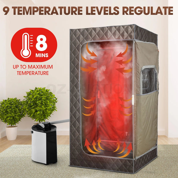 Portable Steam Sauna for Home | 3L Fast Heating Spa Tent by BioHealing™ - Bio Healing Australia