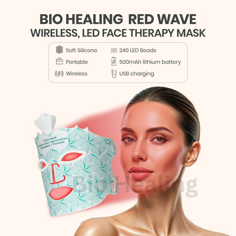 Red Light Therapy 7 - Color LED Face Mask - Bio Healing™ - Bio Healing Australia