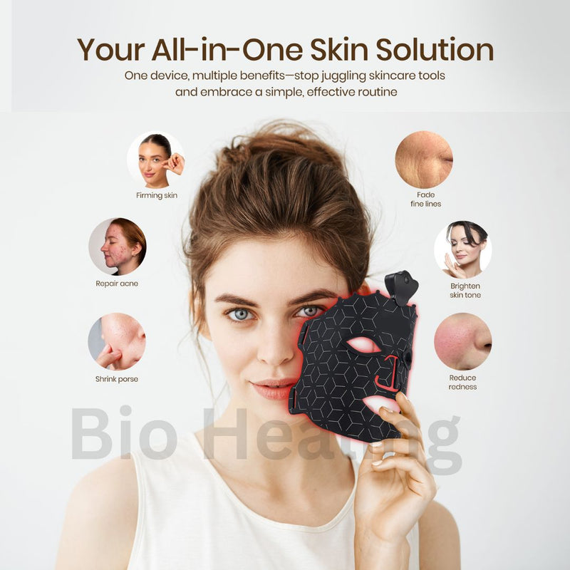 Red Light Therapy 7 - Color LED Face Mask - Bio Healing™ - Bio Healing Australia