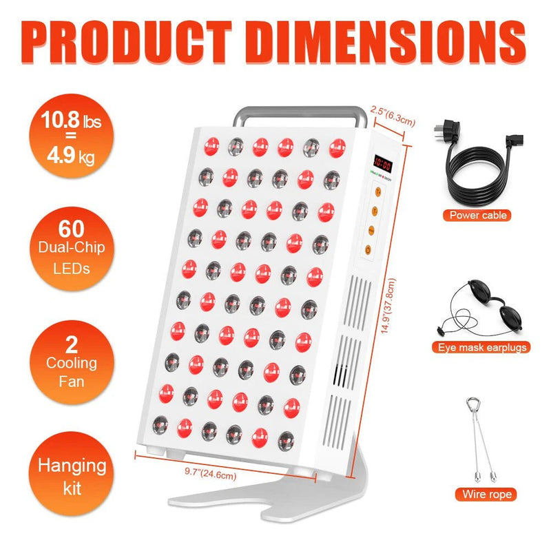 Red Wave Healing Infrared 300W Red Light Therapy Panel - Bio Healing Australia