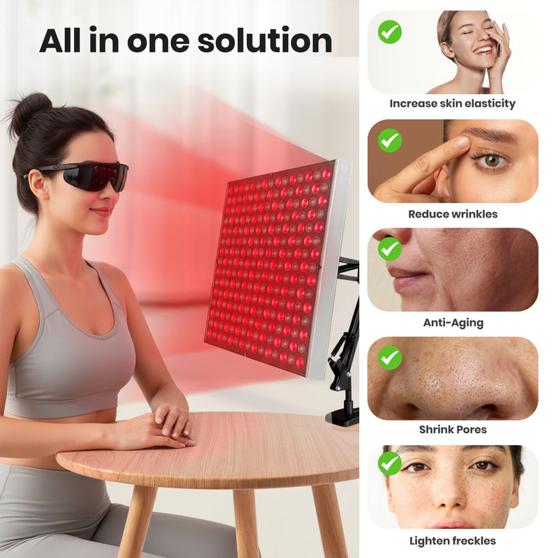 Red Wave Healing Therapy Lamp for Face & Body - Square 🔲 - Bio Healing Australia