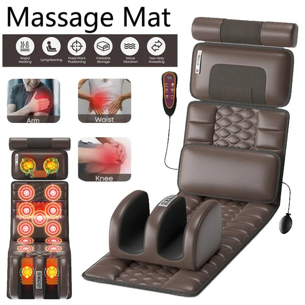 Relaxing Heat Therapy for Neck, Back & Shoulders Massage Mat with Heat - Bio Healing Australia